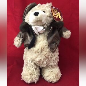 Fine Toy Co. Aviator Teddy Bear Plush, Pilot, Stuffed Animal Toy, 13in
